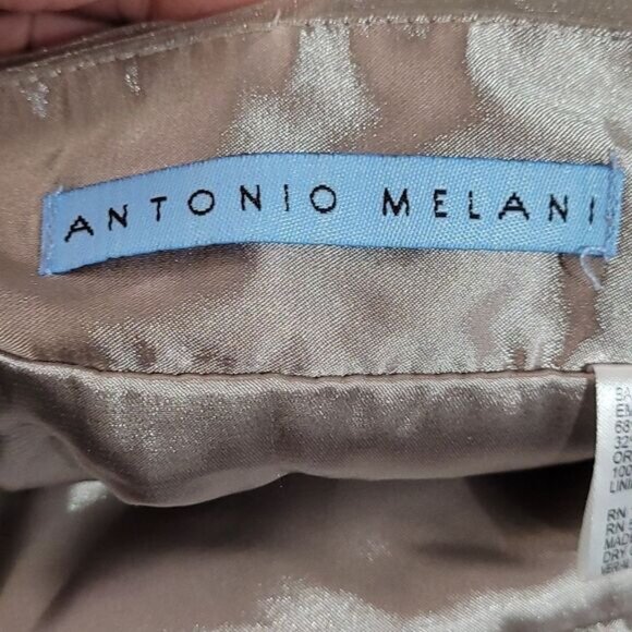 Antonio Melani Tan/brown Sequined Sparkly Tulle Skirt - Picture 4 of 6